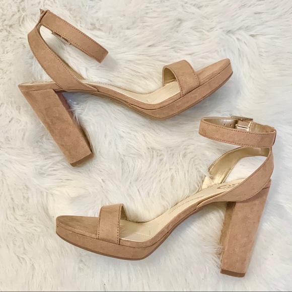 Sam Edelman Shoes - Sam Edelman NWT Strappy Suede Block Heel Sandals